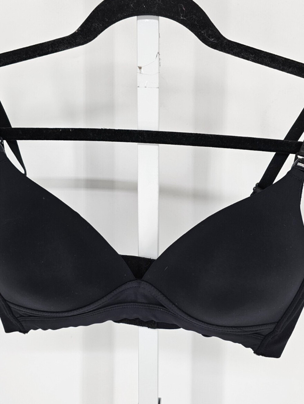 Prima Valentina Women Sz 36B Nursing Bra Lightly Padded Solid Black